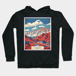 Colorado Springs Colorado United States of America Tourism Vintage Poster Hoodie